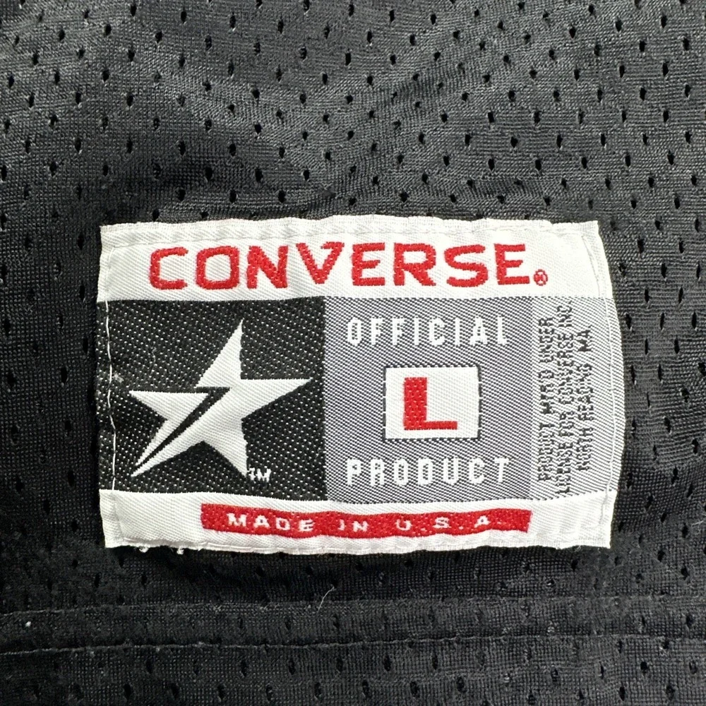 VTG Converse Mesh Basketball Shorts‎ Men Large Black 8